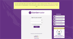Desktop Screenshot of next.chambermaster.com