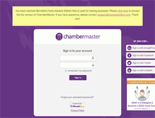 Tablet Screenshot of next.chambermaster.com
