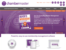 Tablet Screenshot of chambermaster.com